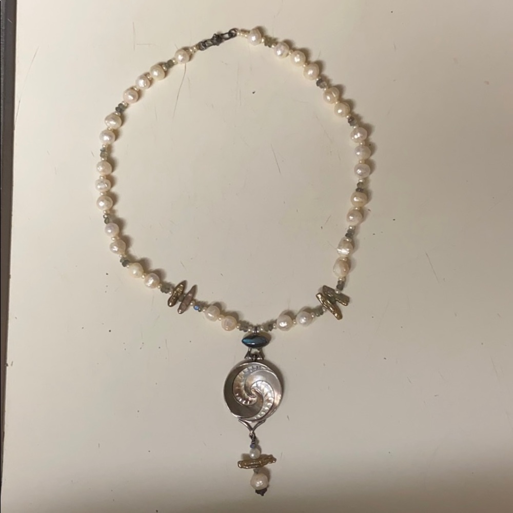Pearl necklace JLR designer